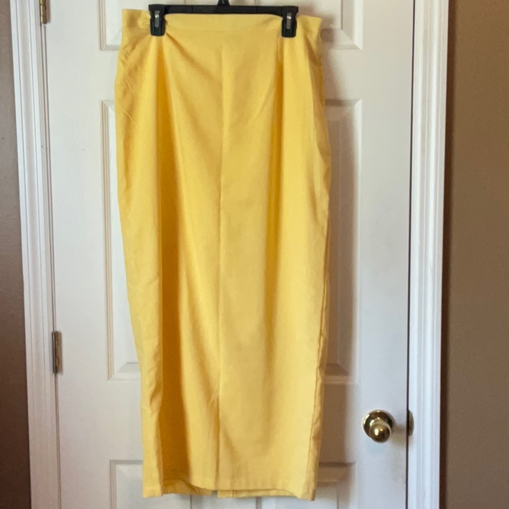 PAPER HEART Women’s Linen Blend Fashionable Trendy Maxi Skirt Size X-Large NWOT